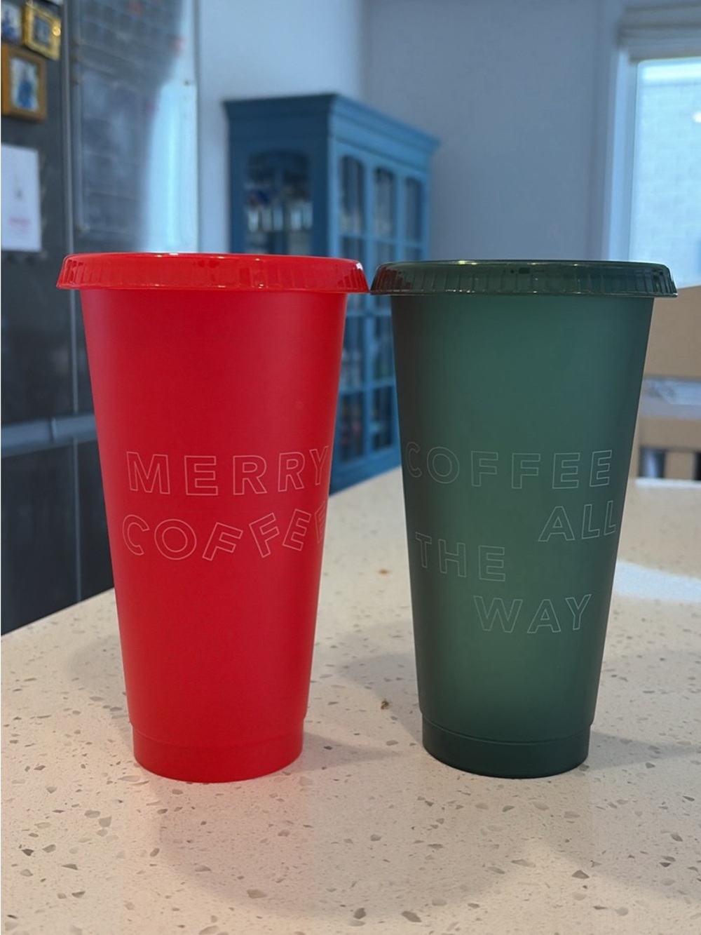 Starbucks Red & Green Holiday Reusable Tumblers